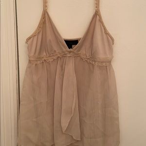 Chiffon Tan Top